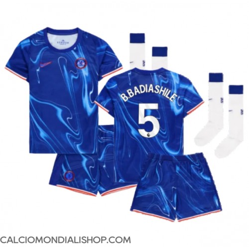 Maglie da calcio Chelsea Benoit Badiashile #5 Prima Maglia Bambino 2024-25 Manica Corta (+ Pantaloni corti)